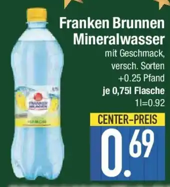 E-Center Franken Brunnen Mineralwasser Angebot