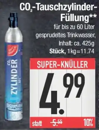 E-Center CO₂-Tauschzylinder Füllung Angebot