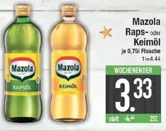 E-Center Mazola Raps- oder Keimöl Angebot