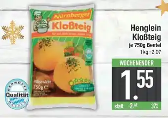 E-Center Henglein Kloẞteig Angebot
