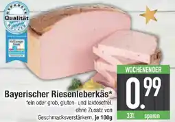 E-Center Bayerischer Riesenleberkäs Angebot