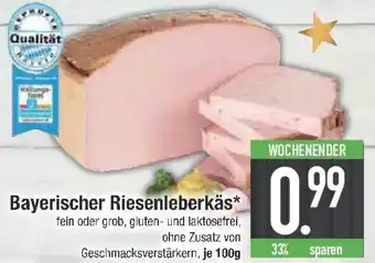 E-Center Bayerischer Riesenleberkäs Angebot