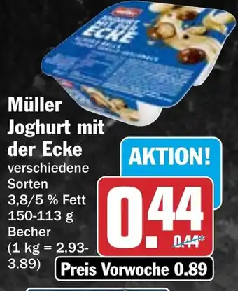 HIT Müller Joghurt mit der Ecke Angebot