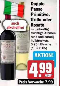 HIT Doppio Passo Primitivo, Grillo oder Rosato Angebot