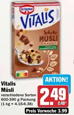 HIT Vitalis Müsli Angebot
