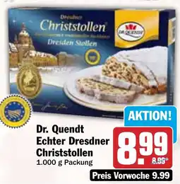 HIT Dr. Quendt Echter Dresdner Christstollen Angebot