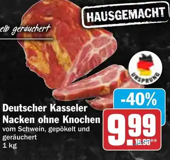 HIT Deutscher Kasseler Nacken ohne Knochen Angebot