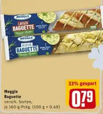 REWE PETZ Meggle Baguette 160g Angebot