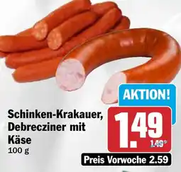 HIT Schinken-Krakauer, Debrecziner mit Käse Angebot