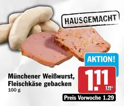 HIT Münchener Weißwurst, Fleischkäse gebacken Angebot