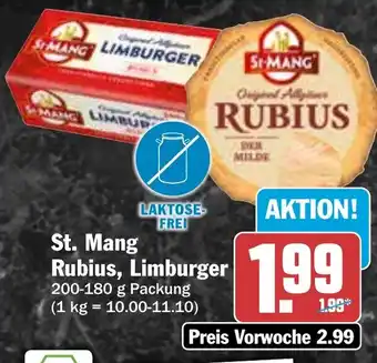 HIT St. Mang Rubius, Limburger Angebot