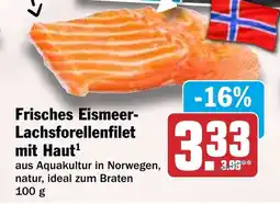 HIT Frisches Eismeer- Lachsforellenfilet mit Haut Angebot