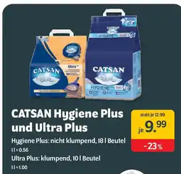 Das Futterhaus CATSAN Hygiene Plus und Ultra Plus Angebot