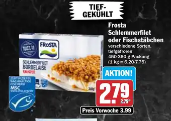 HIT Frosta Schlemmerfilet oder Fischstäbchen Angebot
