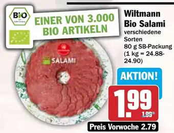 HIT Wiltmann Bio Salami Angebot