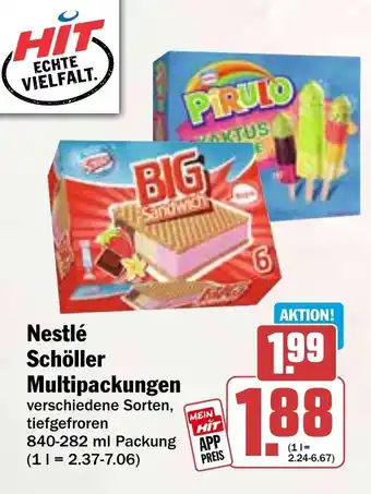 HIT Nestlé Schöller Multipackungen Angebot
