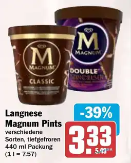 HIT Langnese Magnum Pints Angebot