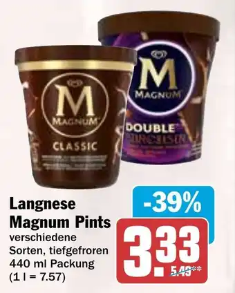 HIT Langnese Magnum Pints Angebot