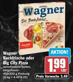 HIT Wagner Backfrische oder Big City Pizza Angebot