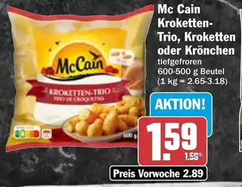 HIT Mc Cain Kroketten- Trio, Kroketten oder Krönchen Angebot
