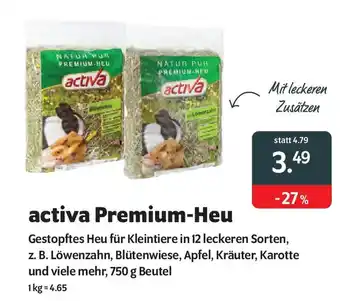 Das Futterhaus activa Premium-Heu Angebot