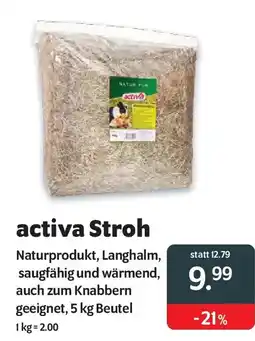 Das Futterhaus activa Stroh Angebot