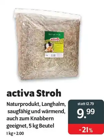 Das Futterhaus activa Stroh Angebot