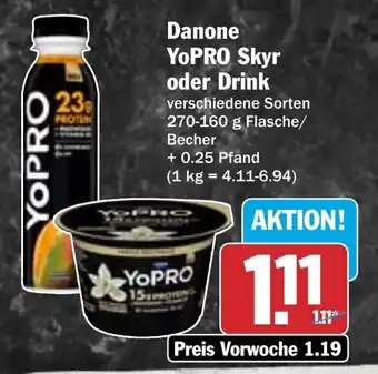 HIT Danone YoPRO Skyr oder Drink Angebot