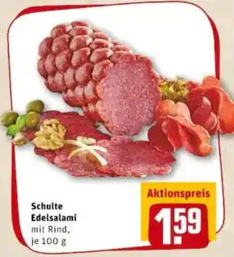 REWE PETZ Schulte Edelsalami 100g Angebot