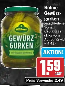 HIT Kühne Gewürz- gurken Angebot