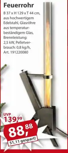 Sonderpreis Baumarkt Feuerrohr Angebot