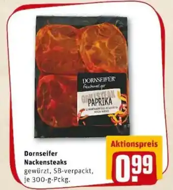 REWE PETZ Dornseifer Nackensteaks 300g Angebot