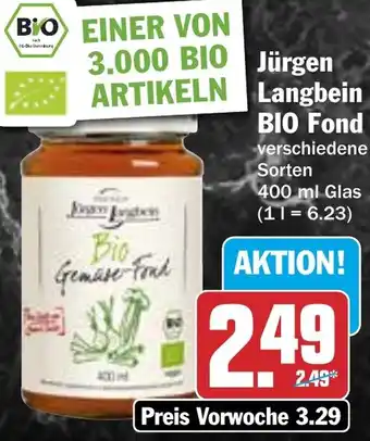 HIT Jürgen Langbein BIO Fond Angebot