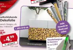 Sonderpreis Baumarkt selbstklebende Dekofolie Angebot