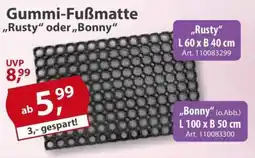 Sonderpreis Baumarkt Gummi-Fußmatte ,,Rusty" oder,,Bonny" Angebot