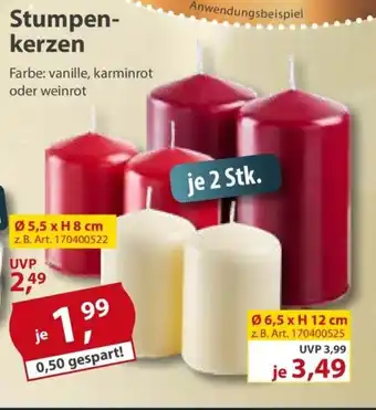 Sonderpreis Baumarkt Stumpenkerzen Angebot