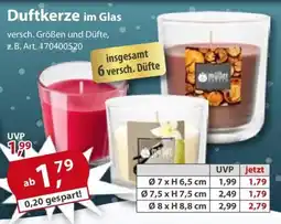 Sonderpreis Baumarkt Duftkerze im Glas Angebot