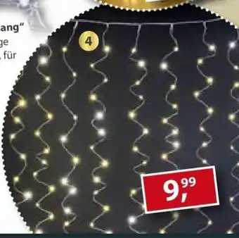 Sonderpreis Baumarkt LED-Lichtervorhang Angebot