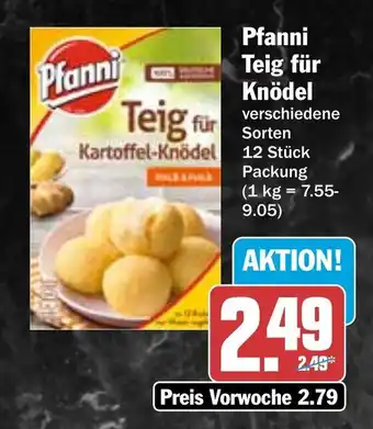 HIT Pfanni Teig für Knödel Angebot