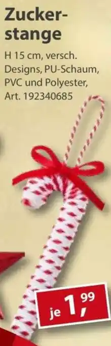 Sonderpreis Baumarkt Zuckerstange Angebot