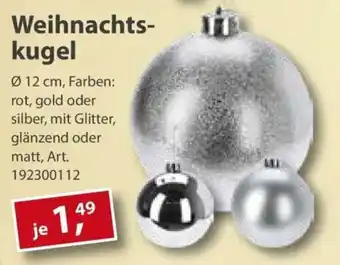 Sonderpreis Baumarkt Weihnachtskugel Angebot