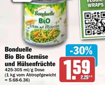 HIT Bonduelle Bio Bio Gemüse und Hülsenfrüchte Angebot