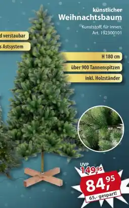 Sonderpreis Baumarkt künstlicher Weihnachtsbaum H 180 cm Angebot