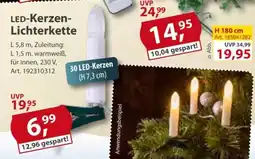 Sonderpreis Baumarkt LED-Kerzen- Lichterkette Angebot