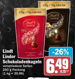 HIT Lindt Lindor Schokoladenkugeln Angebot