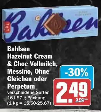 HIT Bahlsen Hazelnut Cream & Choc Vollmilch, Messino, Ohne Gleichen oder Perpetum Angebot