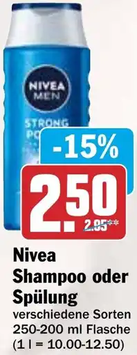 HIT Nivea Shampoo oder Spülung Angebot