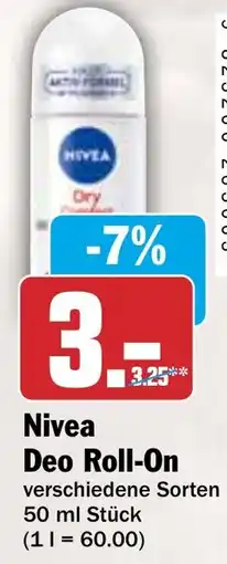 HIT Nivea Deo Roll-On Angebot