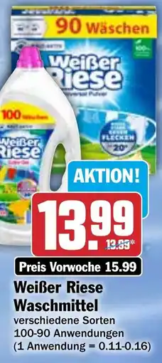 HIT Weißer Riese Waschmittel Angebot