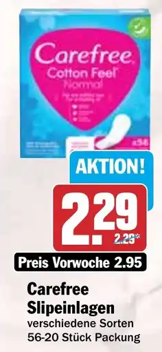 HIT Carefree Slipeinlagen Angebot